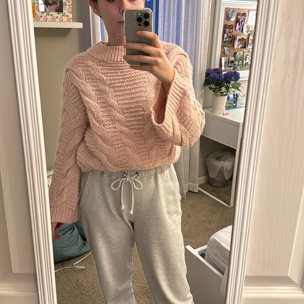Pink Princess Polly sweater